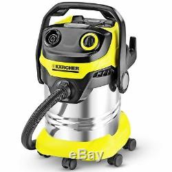 Karcher WD5 Premium High Volume Wet and Dry 1100W Vacuum Cleaner Yellow