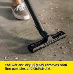 Karcher Wet & Dry Powerful Vacuum Cleaner Long Hose 1000W with Blowing Function