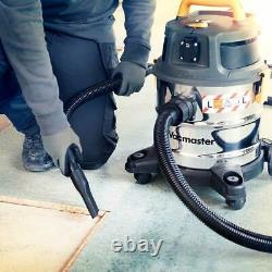 L Class Wet & Dry Certified Vacuum Cleaner 20L 1600W Dust Extractor Vacmaster