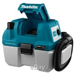 Makita DVC750LZ 18V Brushless Wet & Dry Vacuum Cleaner LXT L-Class Low Noise