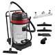 Maxblast 80l Industrial Vacuum Cleaner & Floor Track Nozzle Wet Dry Commercial