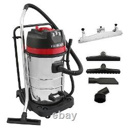 MaxBlast 80L Industrial Vacuum Cleaner & Floor Track Nozzle Wet Dry Commercial