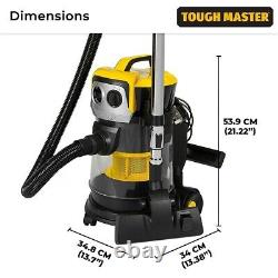 NEW Industrial Vacuum Cleaner Tough Master Wet And Dry- 15L Bagless TOUGH MASTER