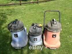 NUMATIC WET & DRY VACUUMS 9 IN TOTAL 240v / 110v MACHINES