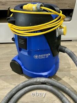 Nilfisk Aero 26-21-PC GB 110V Wet & Dry Vacuum Cleaner 1200 Watt RRP £249
