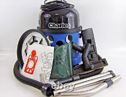 Numatic CVC370 Charles Bagged Wet & Dry Vacuum Cleaner Hoover Blue (11044/A4B7)