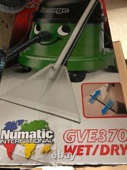 Numatic George GVE370 Wet Dry Commercial Vacuum Carpet Cleaner Complete Kit New