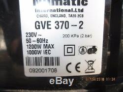 Numatic / George Vacuum Gve 370 -2 230 Volts 1200 Watts Max Wet + Dry