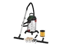 Parkside 1400W Powerful Wet & Dry Vacuum Cleaner 25L All Purpose + Accessories