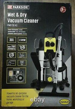 Parkside Wet & Dry Vacuum Cleaner 30L PWD 30 A1 New Boxed Unused