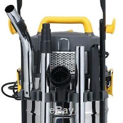 Quiet Wet & Dry Vacuum Cleaner Compact 20L Wet Dry Vac with Dual HEPA Filters