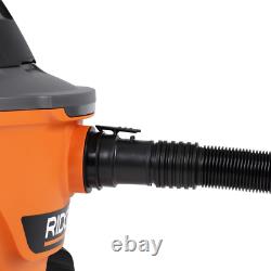 RIDGID Vacuum Cleaner Wet Dry 6 Gal 3.5-Peak HP Blower Port Accessory Storage