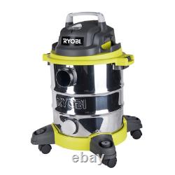 Ryobi 1250W 20L Stainless Steel Wet Dry Workshop Vacuum Cleaner