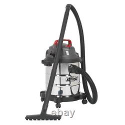 SEALEY PC195SD Vacuum Cleaner Wet & Dry 20L 1200With230V Stainless Drum