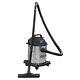 Sealey Vacuum Cleaner Wet & Dry 20l 1200with230v Stainless Drum