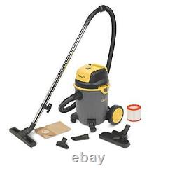 SXVC20PE Wet&Dry Vacuum Cleaner, Black/Yellow, 20 L-Power Tool Socket