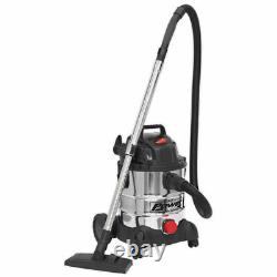 Sealey PC200SD Vacuum Cleaner Industrial Wet & Dry 20ltr 1250With230V