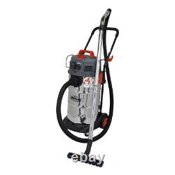 Sealey PC380M Vacuum Cleaner Industrial Dust-Free Wet/Dry 38L 1500With230V