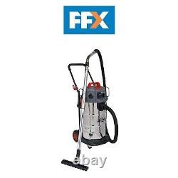 Sealey PC380M Vacuum Cleaner Industrial Dust-Free Wet/Dry 38L 1500With230V Stainle