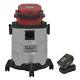 Sealey Vacuum Cleaner 20l Wet & Dry Cordless 20v Sv20 Series With 4ah Battery &