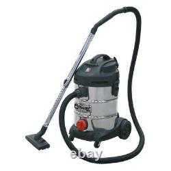 Sealey Vacuum Cleaner Industrial 30L 1400With230V Stainless Drum
