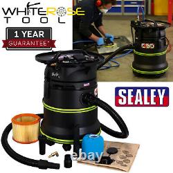 Sealey Vacuum Cleaner Industrial Dust-Free Wet/Dry 35L 1000With230V Self-Clean