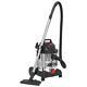Sealey Vacuum Cleaner Industrial Wet & Dry 20l High Powered Telescopic