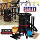 Sealey Vacuum Cleaner Industrial Wet/dry 35l 1200with230v Plastic Drum Self-clean