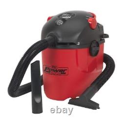 Sealey Vacuum Cleaner Wet & Dry 10L 1000With230V PC100