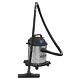 Sealey Vacuum Cleaner Wet & Dry 20l 1200w Stainless Drum