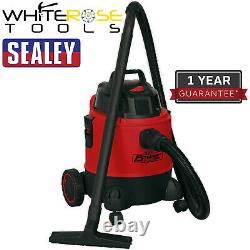 Sealey Vacuum Cleaner Wet & Dry 20L 1250With230V