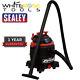Sealey Vacuum Cleaner Wet & Dry 30l 1100with230v