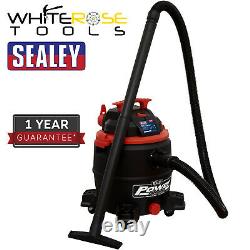 Sealey Vacuum Cleaner Wet & Dry 30L 1100With230V