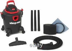 Shop-Vac 2035000 5 gallon 2.0 Peak HP Classic Wet Dry Vacuum Black/Red