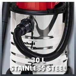 TE-VC 1930 S Wet & Dry Heavy Duty Commercial Vacuum With 30 Litre 1500W, 240V -N