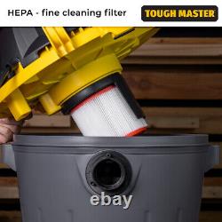 TOUGH MASTER 35L Wet & Dry Vacuum Cleaner Hoover 1200W with Hepa filtration