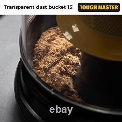 TOUGH MASTER Wet & Dry Industrial Vacuum Cleaner Bagless 15L for Multi-Surfaces