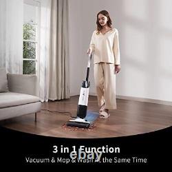 VAL CUCINE Wet Dry Vacuum Cleaner, 3-in-1 Vacuum Cleaner Mop with Dual-tank