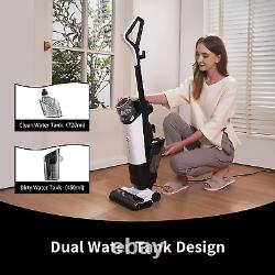 VAL CUCINE Wet Dry Vacuum Cleaner, 3-in-1 Vacuum Cleaner Mop with Dual-tank, Hard