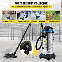 VEVOR Wet Dry Dust Extractor Vacuum Industrial Collector with HEPA Filter 40L