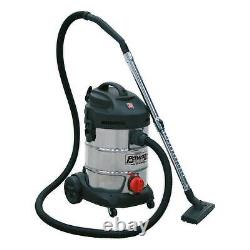 Vacuum Cleaner Industrial 30L 1400With230V Stainless Drum