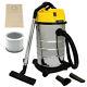 Vacuum Cleaner Industrial Wet & Dry Extra Powerful Stainless Steel 30l Hoover