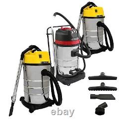 Vacuum Cleaner Industrial Wet & Dry Extra Powerful Stainless Steel 30L Hoover
