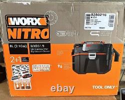 WORX WX031.9 18V Cordless Battery Compact Wet & Dry Vacuum Cleaner BODY ONLY