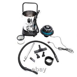 Wet And Dry Vac Vacuum Cleaner Industrial 50l Litre 1200w Carwash Hoover Garage