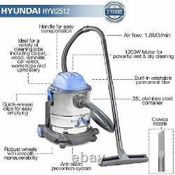 Wet & Dry Vac Industrial Vacuum Cleaner 30L Blower 1400W 3 YEAR WARRANTY
