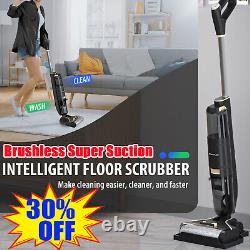 Wet Dry Vacuum Cleaner Self-Cleaning Cordless Digital for Hard Floors/Carpet