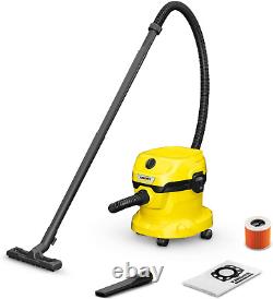 Wet & Dry Vacuum Cleaner WD 2 Plus, Blowing Function, Power 1000W, Plastic Cont
