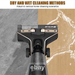 Wet Dry Vacuum Cleaner Wireless with Edge Cleaning Brush Self-Cleaning Brushless