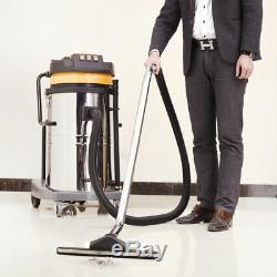 Wet & Dry Vacuum Vac Cleaner Industrial 80l Litre 3600w Stainless Steel Carwash